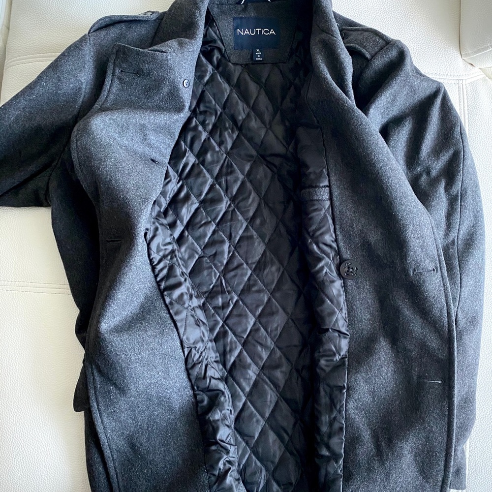 Nautica double breasted peacoat size XL